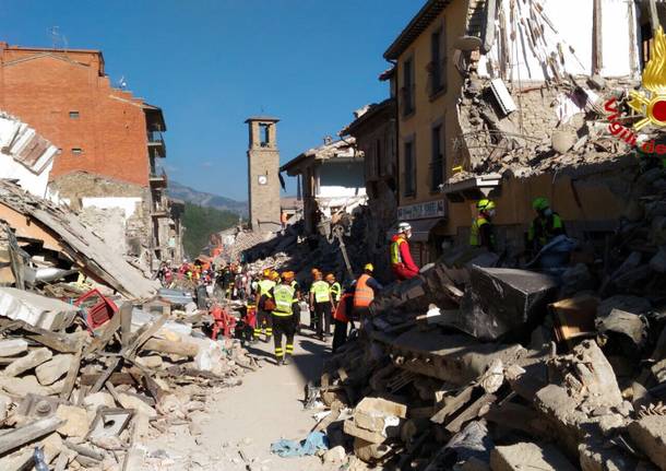 terremoto vigili del fuoco varese