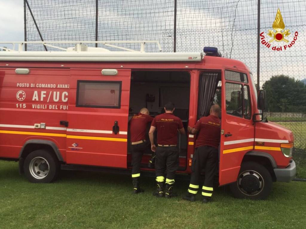 Ispra, il soccorso del sub