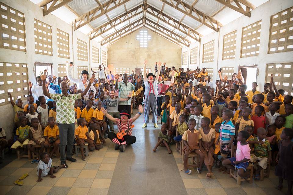 La Zattera in Ghana con i teatri del Mondo