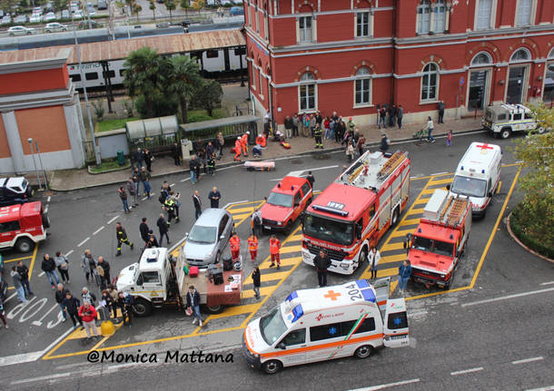 Condominio “a fuoco”, esercitazione riuscita