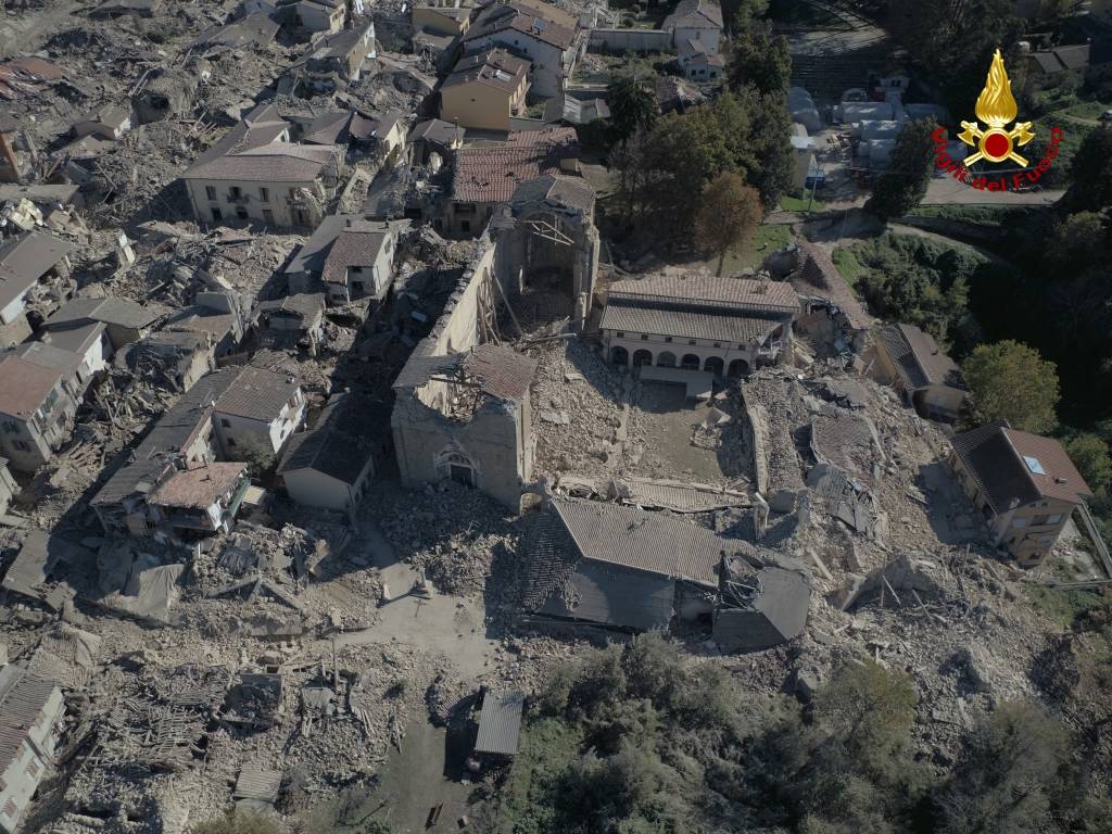 Nuovi crolli ad amatrice