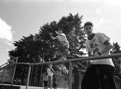 Dieci anni di Parkour in piazza Repubblica