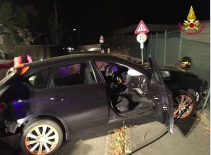 Incidente automobilistico a san giano