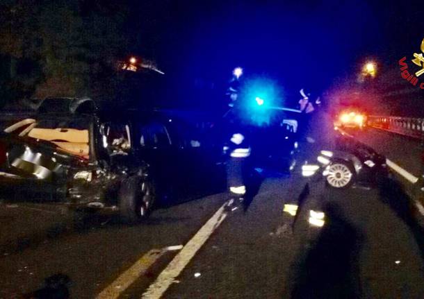 Incidente in A8 nella notte