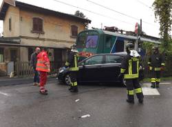 Incidente passaggio a livello Crenna Gallarate 23 novembre 2016