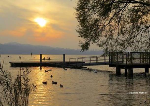 lago di Varese d'inverno 