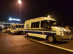 Porto Ceresio - I volontari della Protezione civile a Bolognola (Macerata)