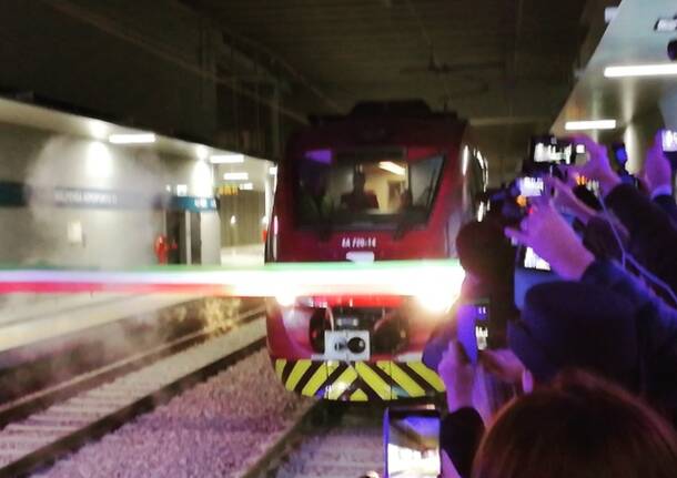 Malpensa: inaugurato il collegamento ferroviario tra T1 e T2