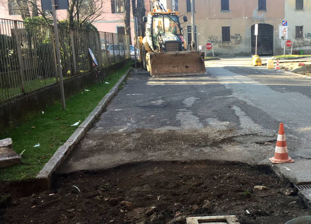 Vedano Olona - Nuovi parcheggi in piazza san Rocco