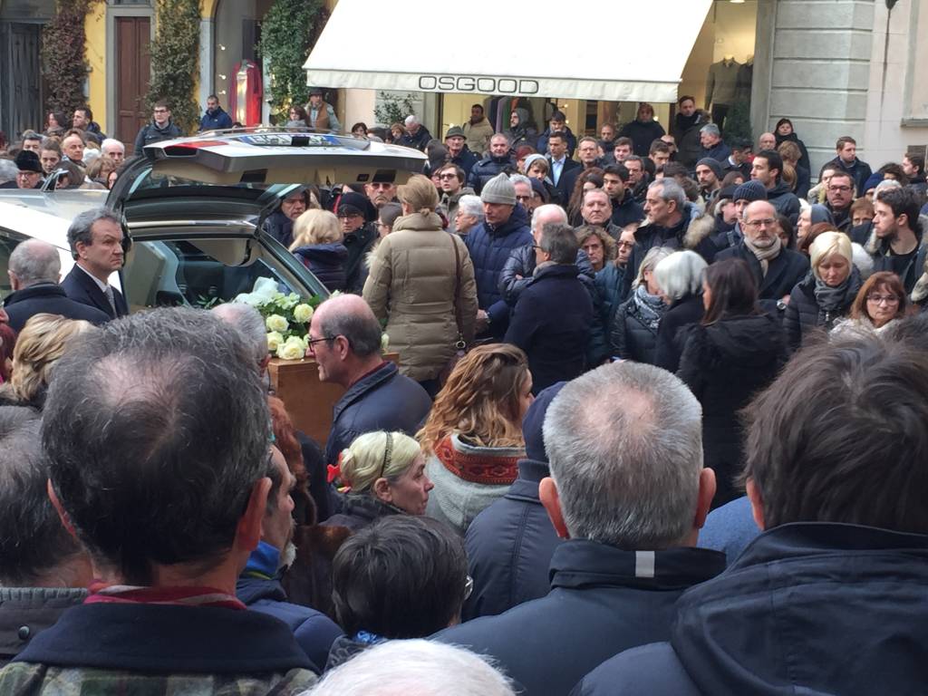 Il funerale di Luca Antonetti