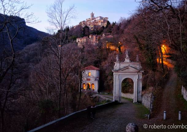 Scendendo dal Sacro Monte