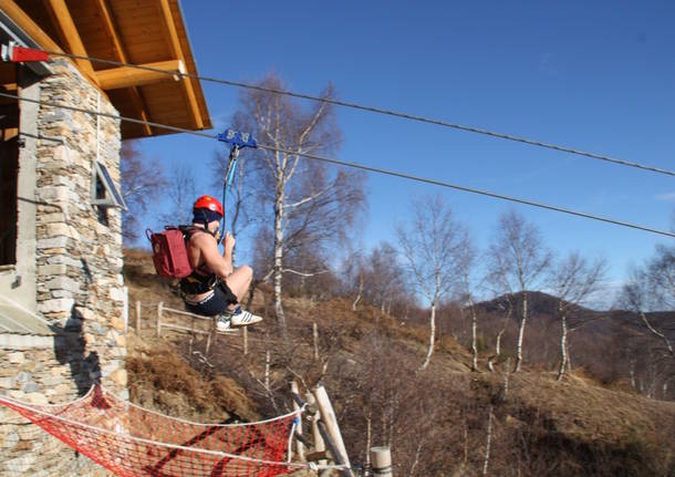 Zipline all'Alpe Segletta