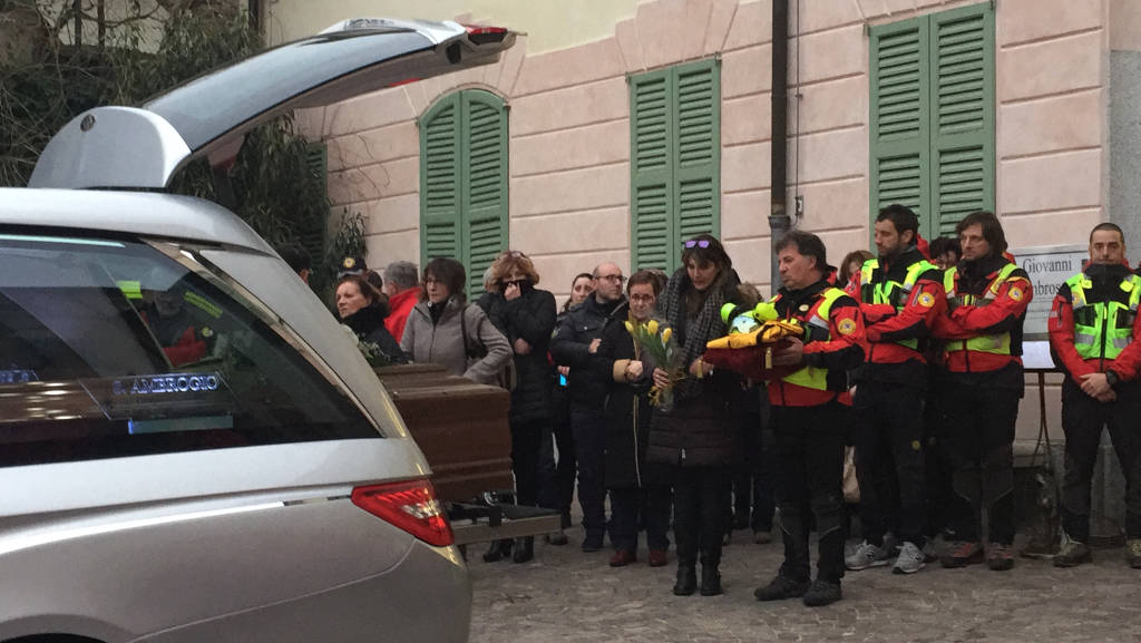 I funerali di Giovanni Ambrosetti 