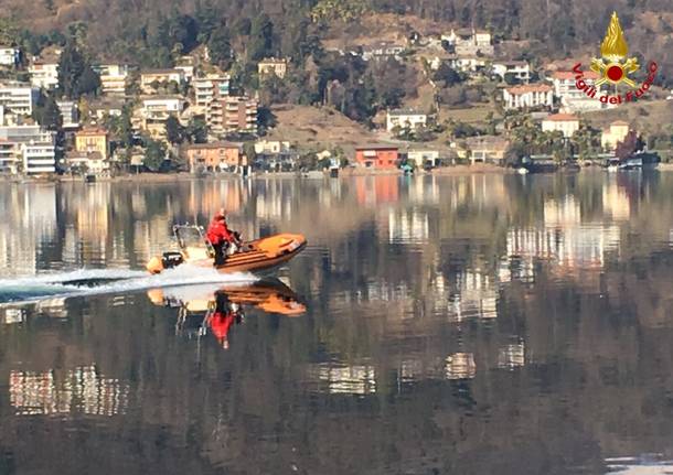 Le ricerche dell’uomo scomparso a Lavena Ponte Tresa