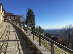 Al sacro Monte via del Ceppo ancora chiusa per frana