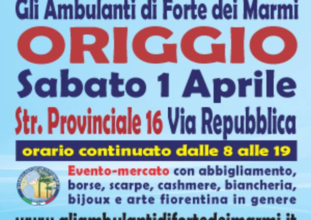 Weekend con gli Ambulanti di Forte dei Marmi