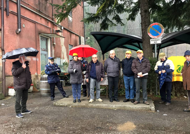 Bisuschio - Presidio di Legambiente alla stazione