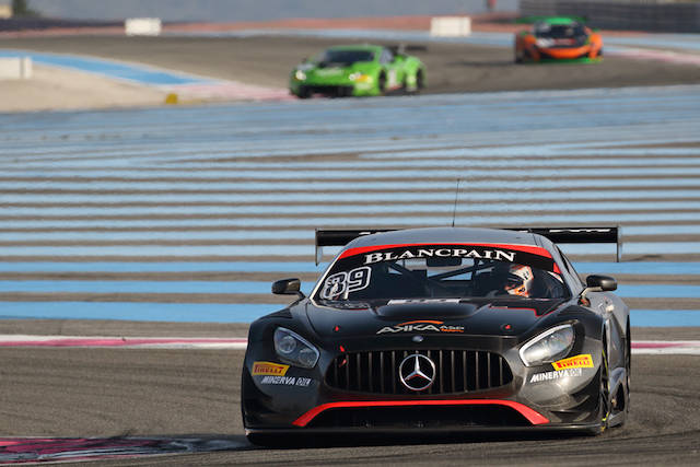 Raffaele Marciello, test con la Mercedes GT