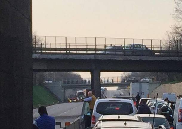 Incidente A8 lunedì 13 marzo 