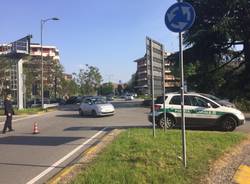 Ciclista investito da camion in Via Vittorio Veneto 