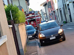 incendio auto venegono inferiore