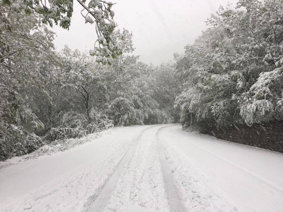 neve al 28 di aprile