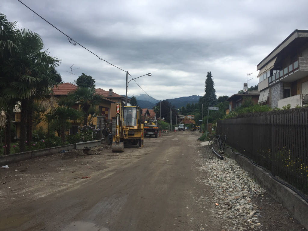 Cantiere Via Luino - Laveno Mombello 