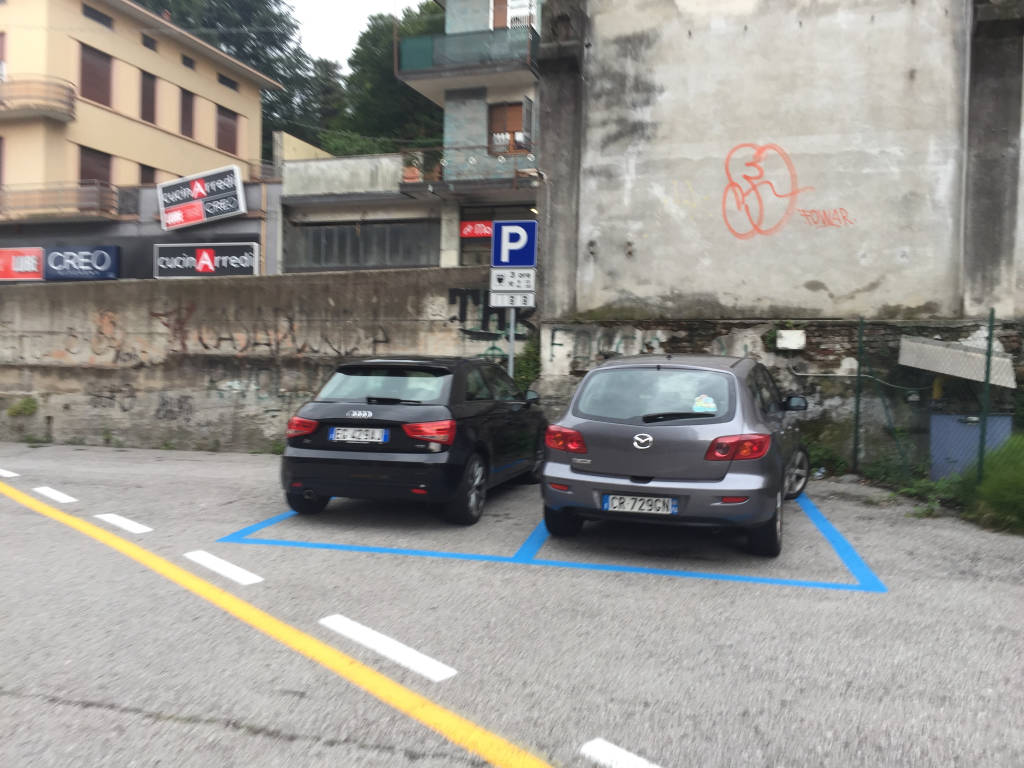 Parcheggio dietro al Teatro