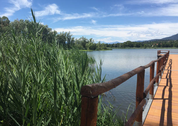 Al pontile di Capolago