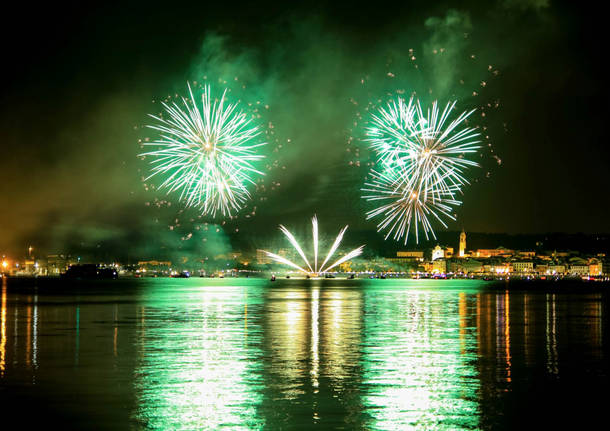 I fuochi d’artificio di Arona