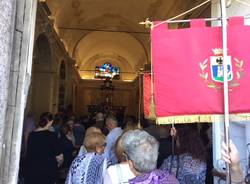 Il funerale di Giorgio Garagnani, alla guida del municipio di Germignaga per trent'anni