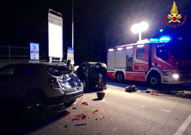 Incidente stradale a Germignaga nella notte del 21 luglio