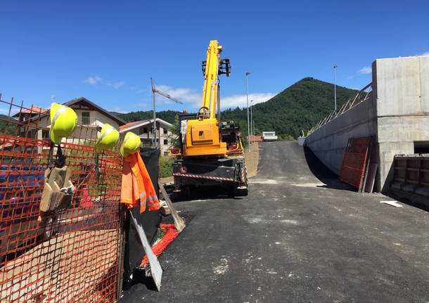 Induno Olona, il ponte sulla ferrovia