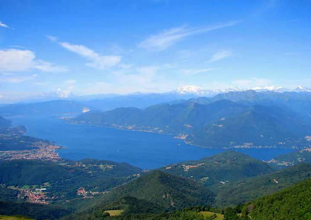 Lago Maggiore dall'Alpe Pradecolo - foto di Adelia Maria