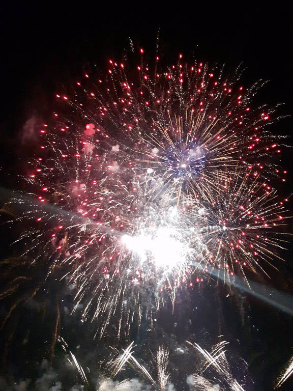 Luino - fuochi d'artificio 1° luglio 2017 - foto di Laura Olivas