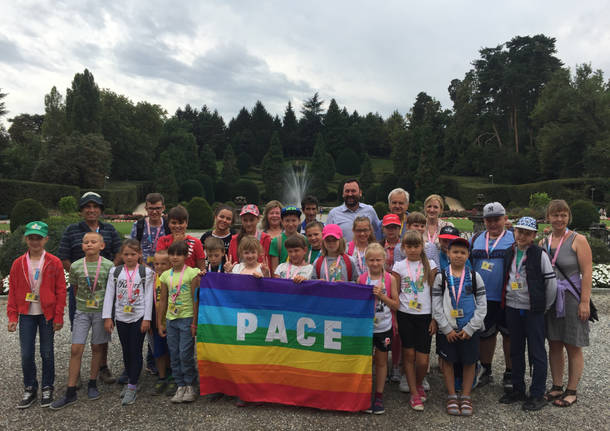 bambini di chernobyl in visita a palazzo estense