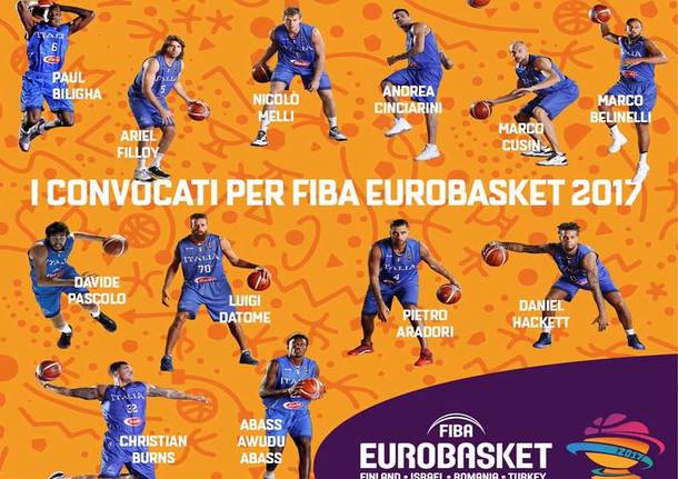 Italia, Ecco I 12 Per Eurobasket