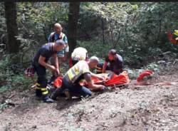 recupero ciclista a Marzio