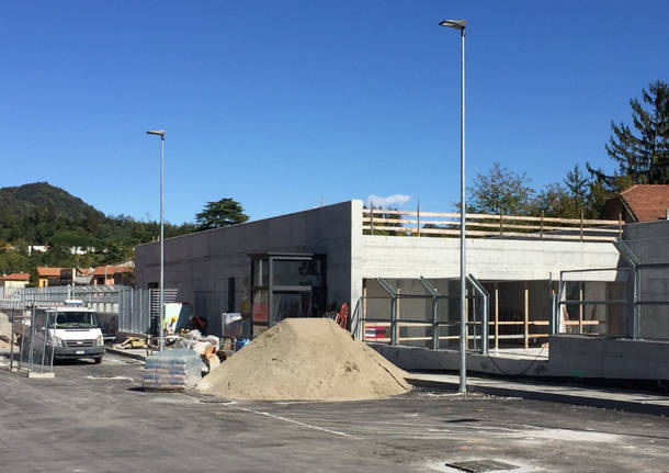 Ferrovia Arcisate Stabio: il cantiere della stazione a Induno Olona