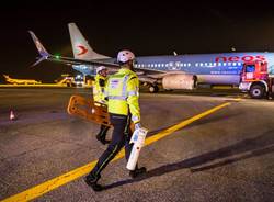 Esercitazione emergenza a Malpensa