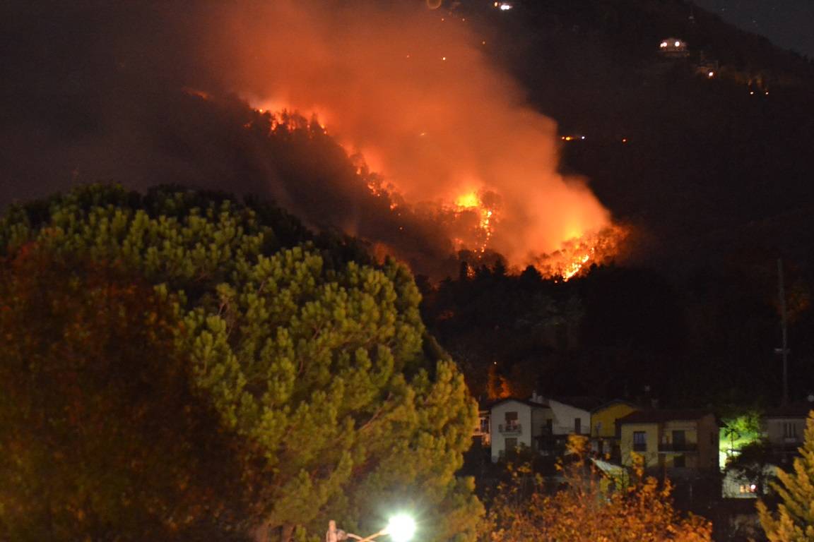 incendio al campo dei fiori