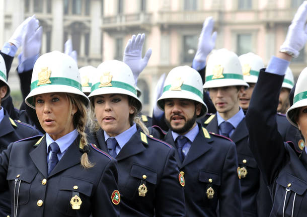 La festa della polizia locale di Milano