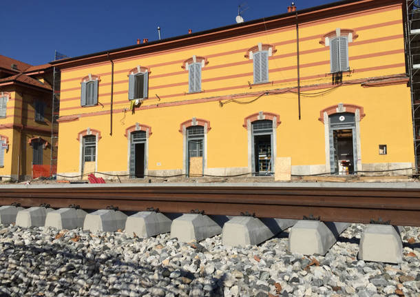 Porto Ceresio – Il cantiere della ferrovia (ottobre 2017)