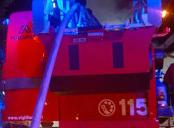 Incendio a Besozzo