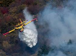 Incendio al Campo dei Fiori, le operazioni di domenica