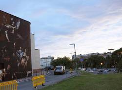 Andrea Ravo Mattoni, il murales al Policlinico Gemelli di Roma