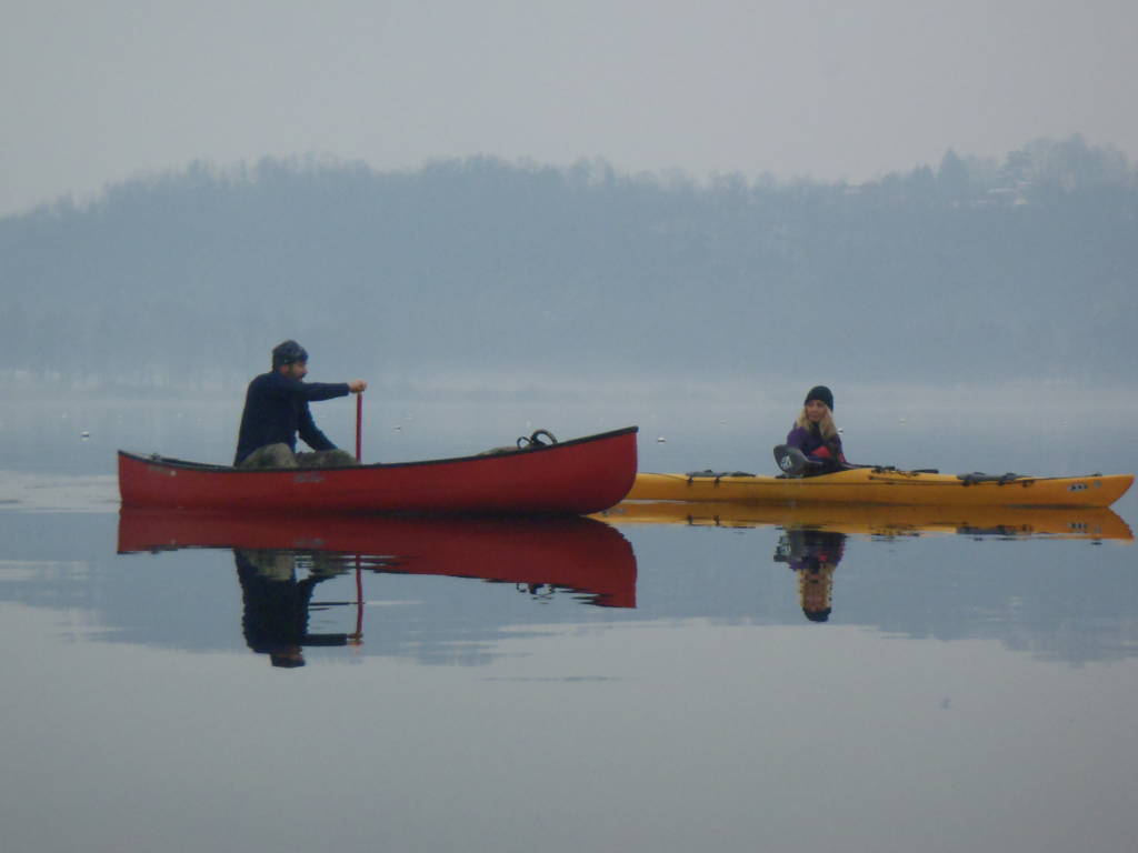 S. Stefano in canoa sul lago di Varese