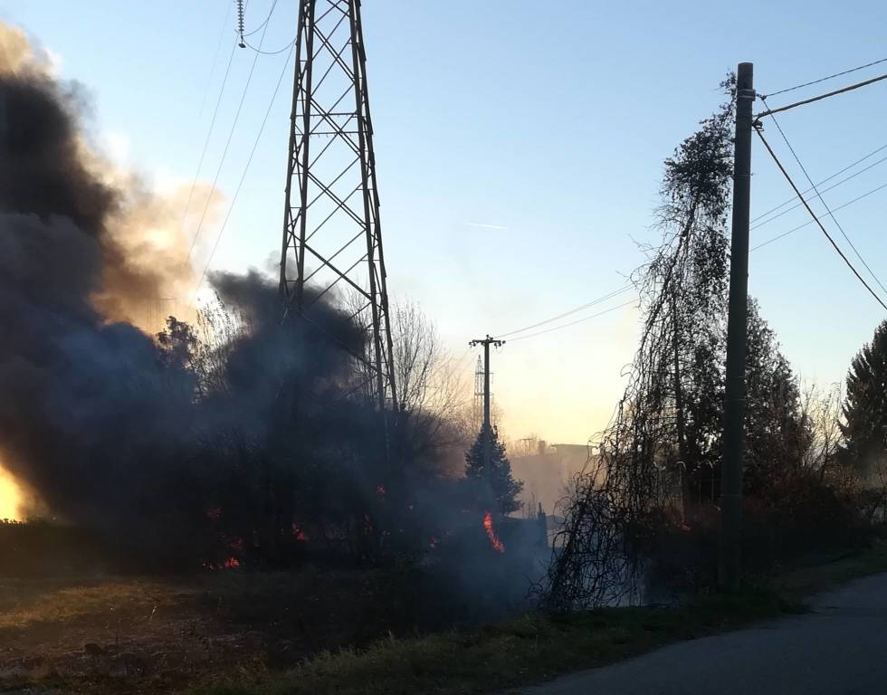 incendio Quinzano San Pietro