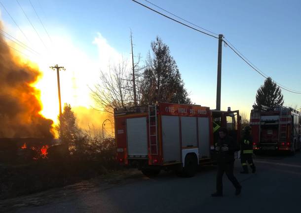 incendio Quinzano San Pietro