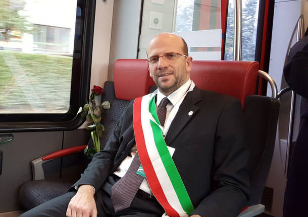 Induno Olona - Una rosa sul treno per Maria Angela Bianchi